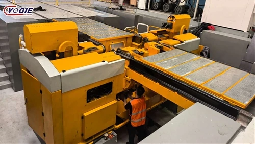 Instalação-no local de torno CNC para rodas subterrâneas para cliente europeu...
